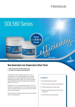 SOL580 Series