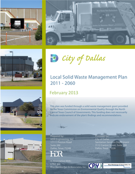 2011-2060 Local Solid Waste Management Plan