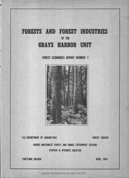 Forests and Forest Industries Grays Harbor Unit