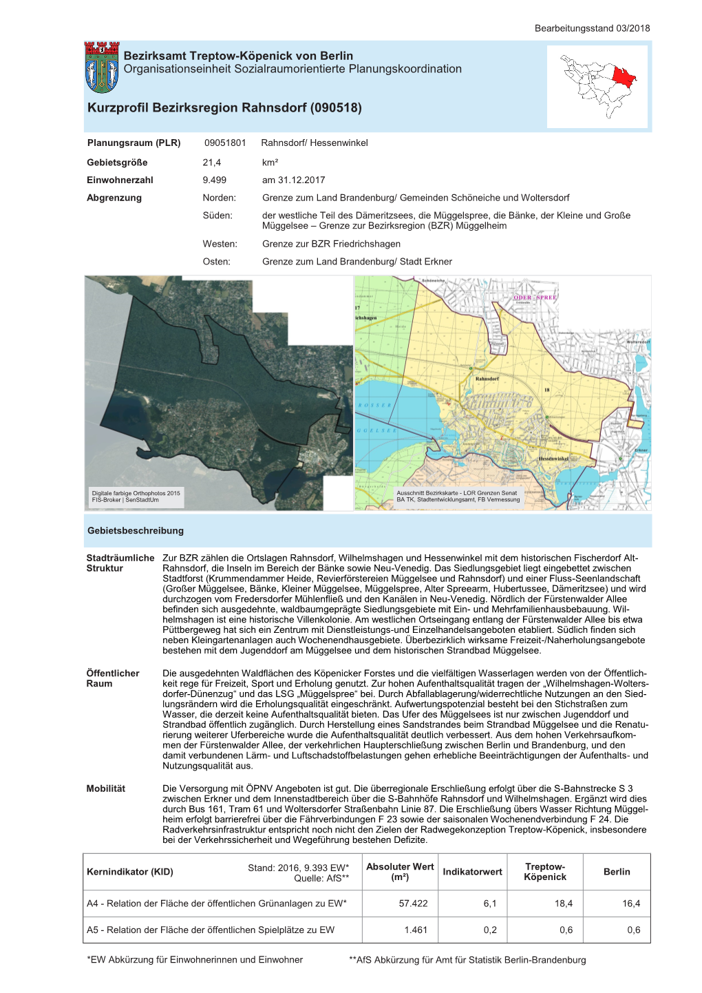 Kurzprofil Bezirksregion Rahnsdorf (090518)