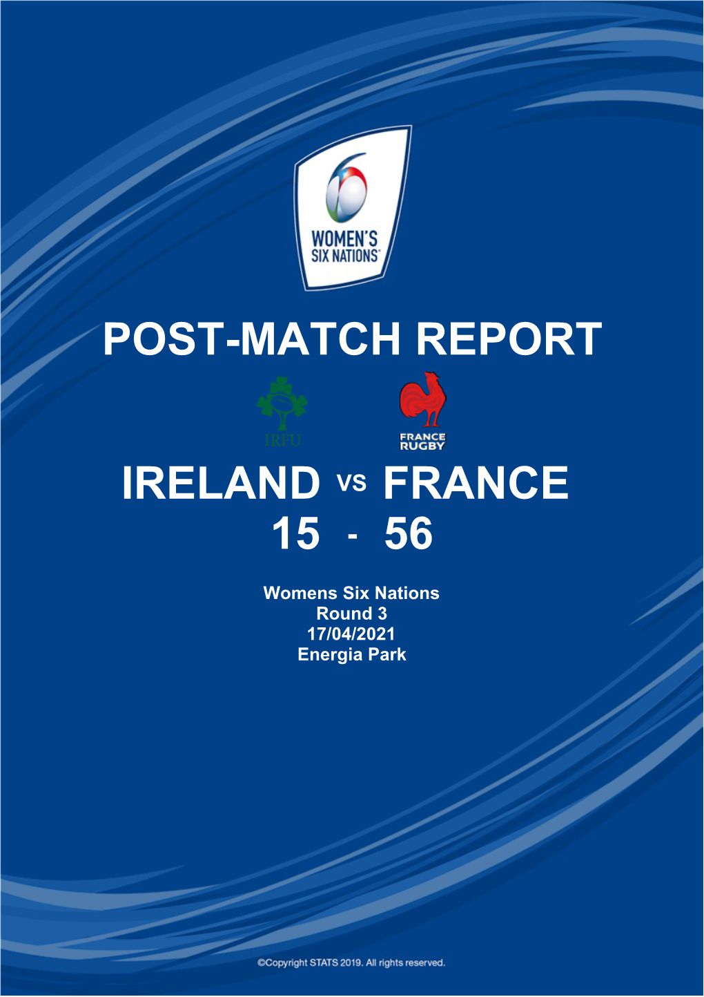 Post-Matchreport Ireland Vs France 15-56