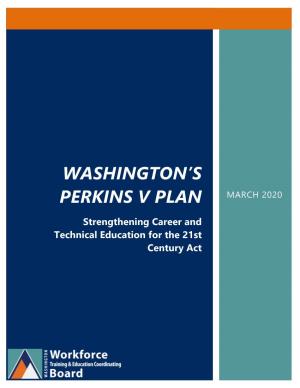 WA State Perkins V Plan