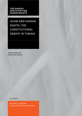 Islam and Human Rights: the Constitutional Debate in Tunisia