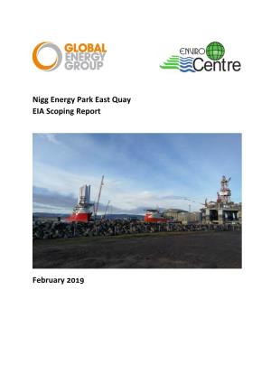 Nigg Energy Park East Quay EIA Scoping Report