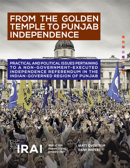 From the Golden Temple to Punjab Independence
