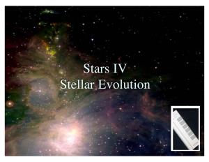 Stars IV Stellar Evolution Attendance Quiz