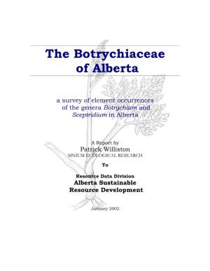 The Botrychiaceae of Alberta