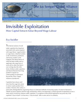 Invisible Exploitation How Capital Extracts Value Beyond Wage Labour