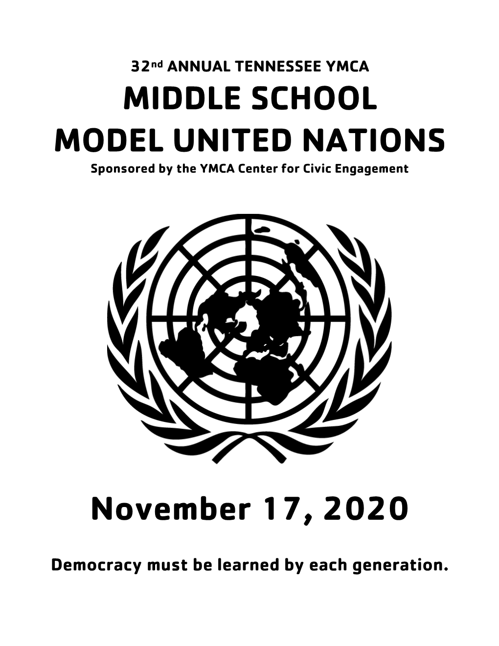 MIDDLE SCHOOL MODEL UNITED NATIONS November 17, 2020