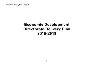 2018-19 Directorate Delivery Plan