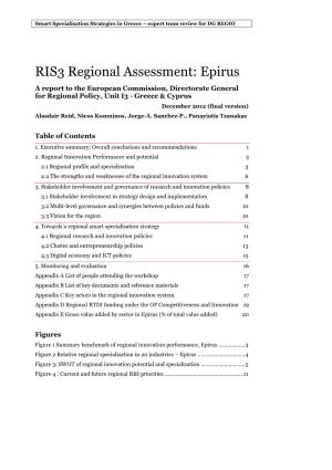 RIS3 Review Report Epirus