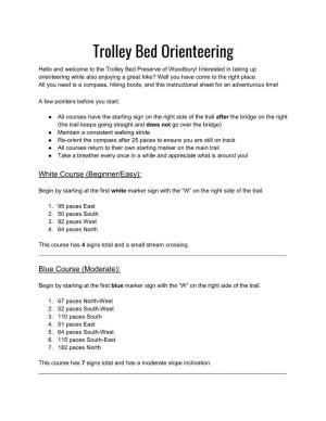 Trolley Bed Orienteering