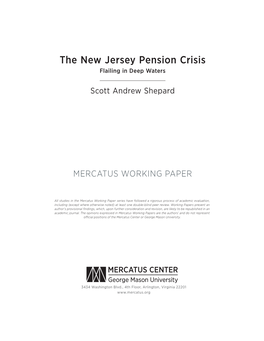 The New Jersey Pension Crisis Flailing in Deep Waters