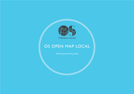 1 Handling OS Open Map – Local Data