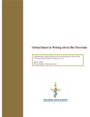 Critical Issues in Writing About Bio-Terrorism