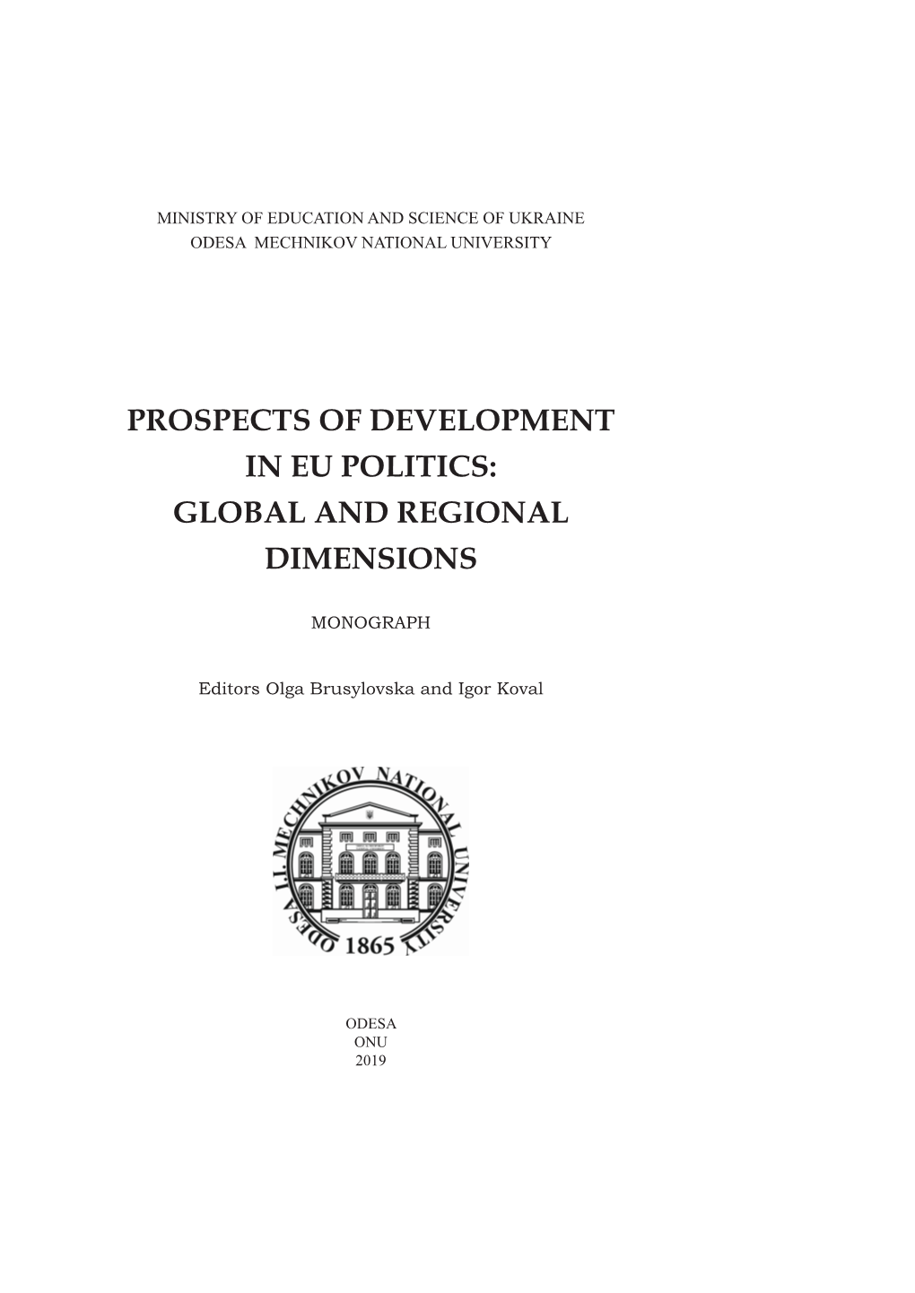 Global and Regional Dimensions