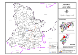 Village Map Manula (Kh) Unchegaon (Bk)Waki Taluka: Hadgaon Amgavhan Pangra ( D) District: Nanded Sapti Manula (Bk) Bhategaon Matala Talni