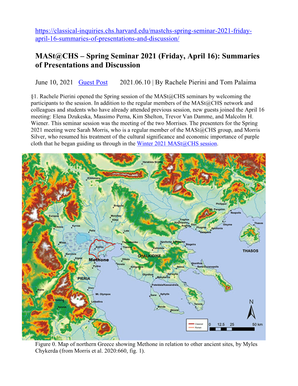 Mast@CHS Spring Seminar 04-16-2021 Summaries Discussion