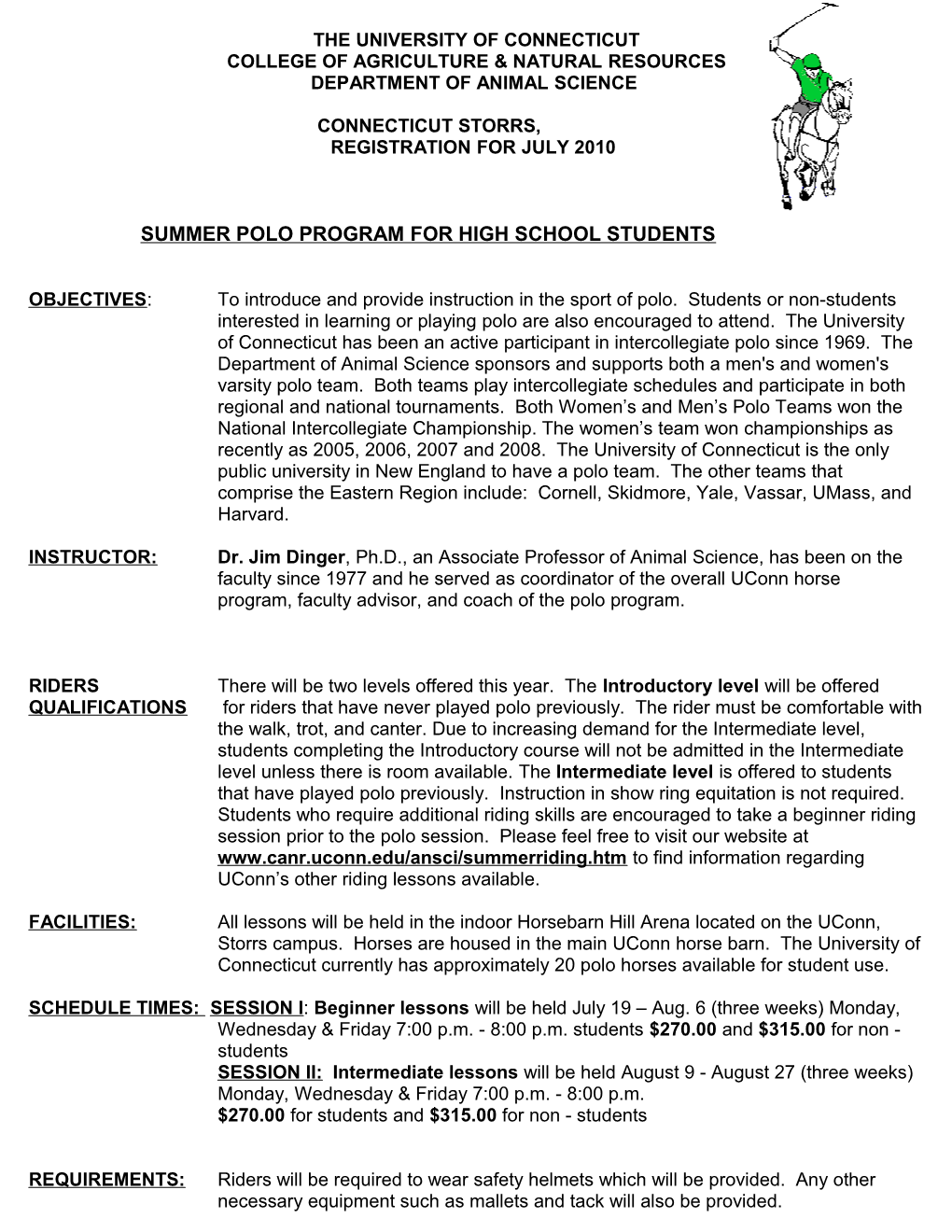 College of Agriculture & Natural Resources