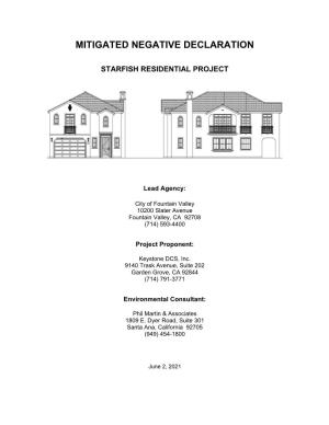 Public Review Draft Starfish Residential Project