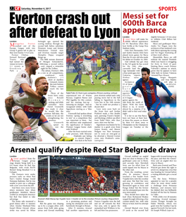 Everton Crash out After Defeat to Lyon