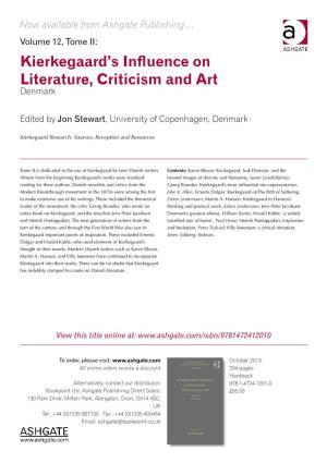 Kierkegaard's Influence on Literature, Criticism And