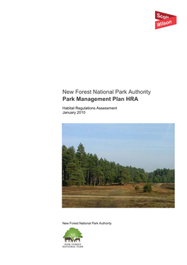 Habitats Regulations Assessment Screening Report, 2010