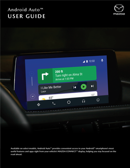 Android Auto™ USER GUIDE USER GUIDE