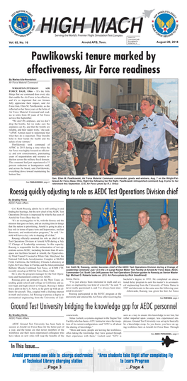 Pawlikowski Tenure Marked by Effectiveness, Air Force Readiness