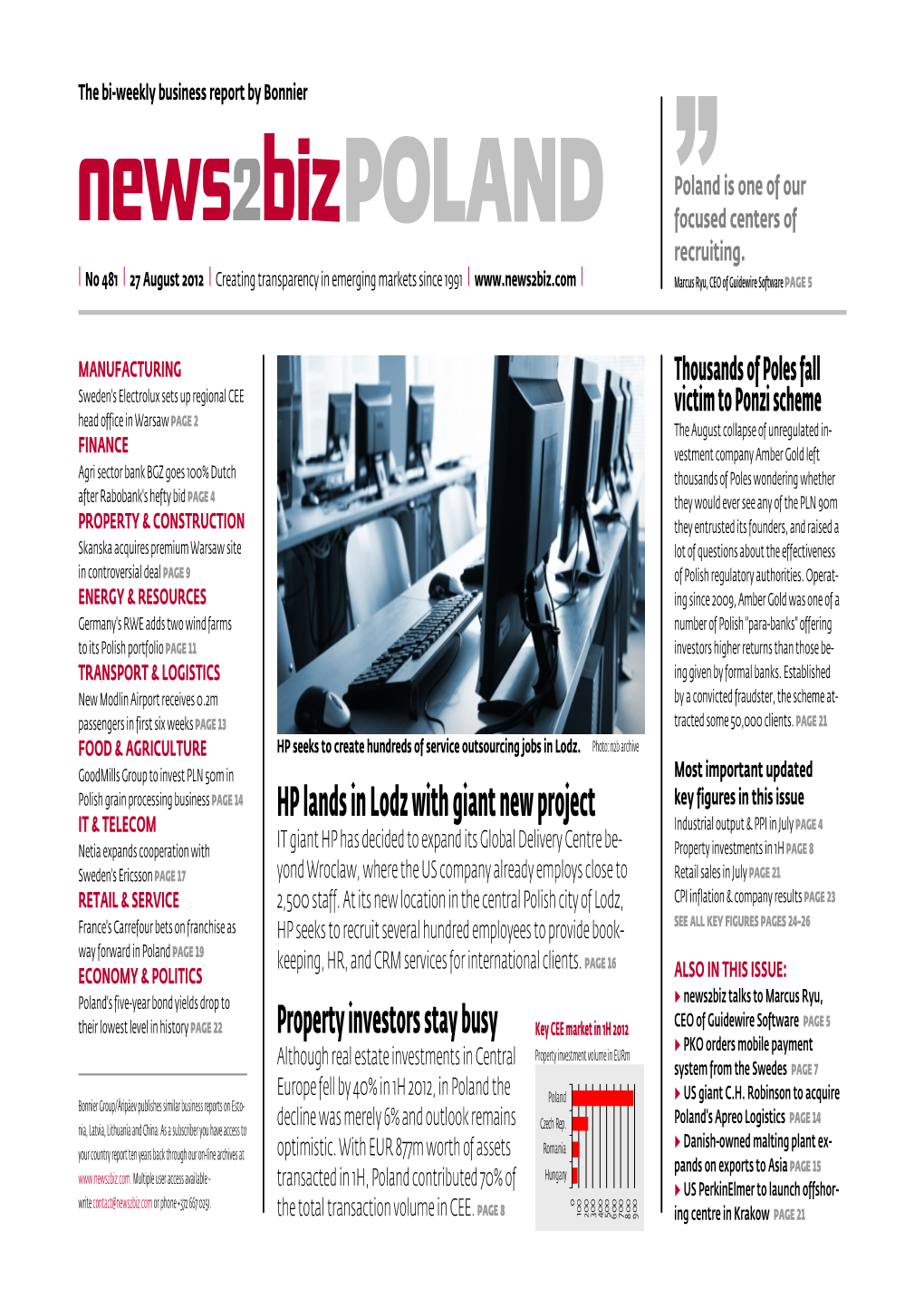 News2biz POLAND No 481, 27 August 2012