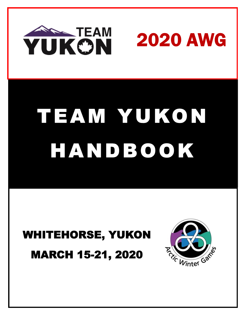 2020 Awg Team Yukon Handbook