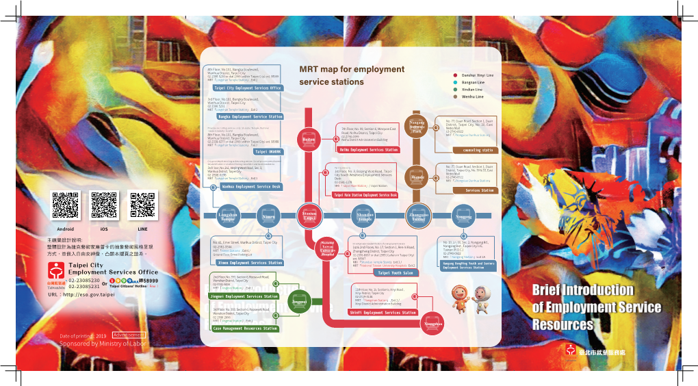 Sponsored by Ministry of Labor 臺北市就業服務處 Brief Introduction of Employment Service Resources Contact for Other