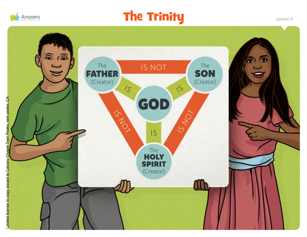 The Trinity Lesson 4