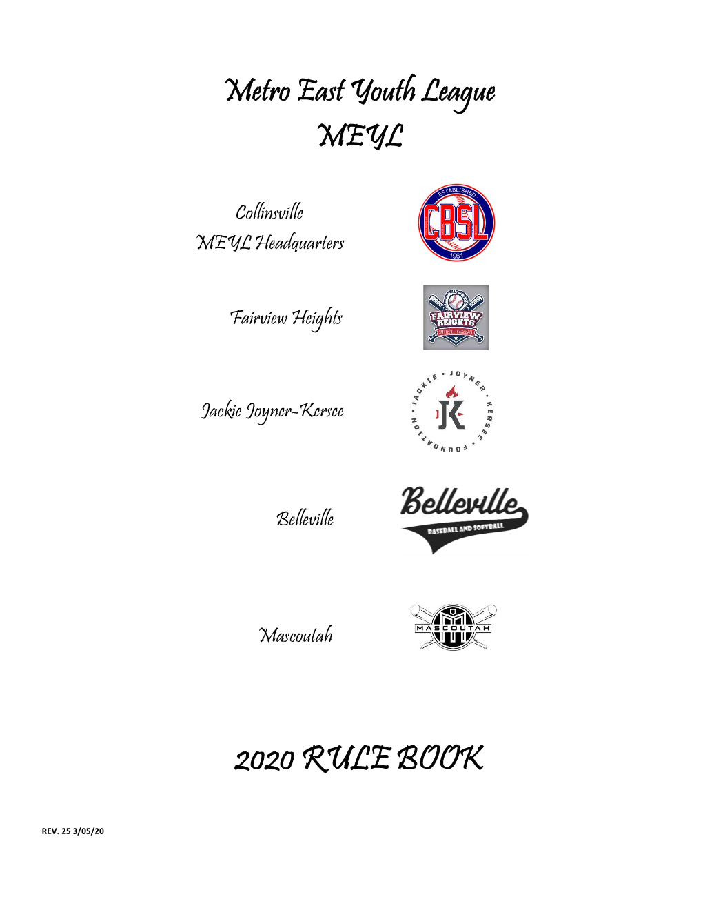 2020 Rule Book