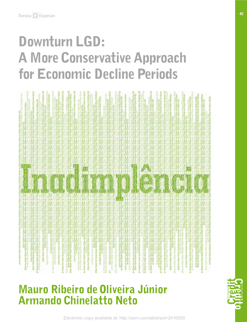 Downturn LGD: a More Conservative Approach for Economic Decline Periods