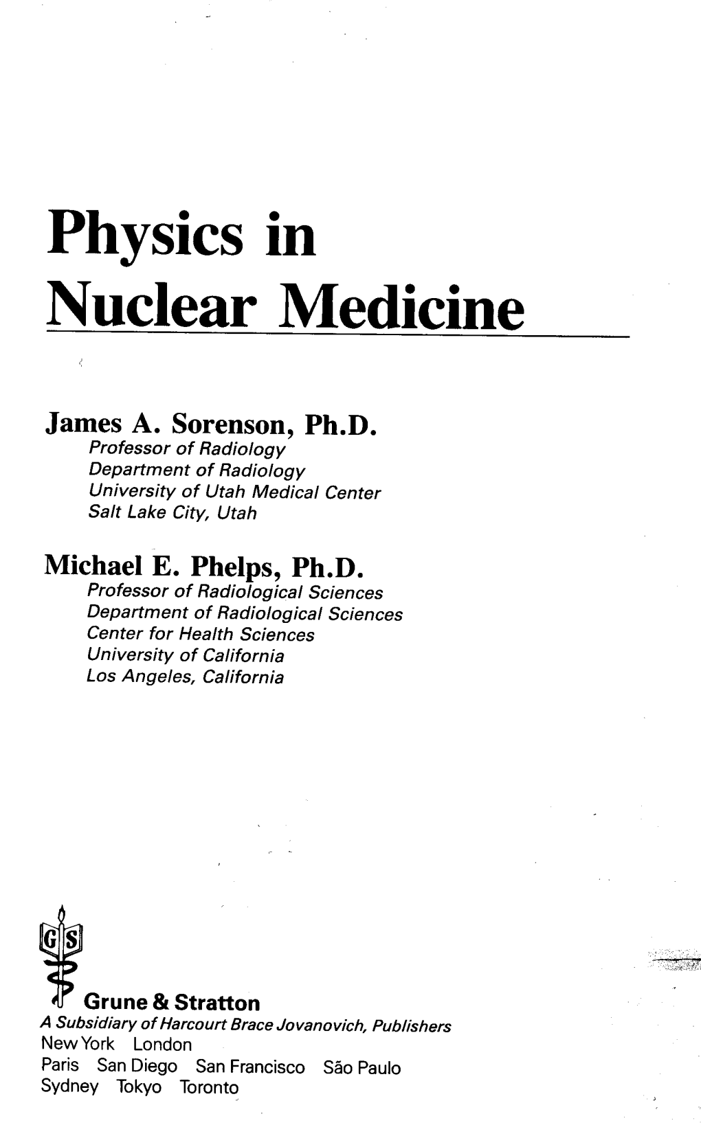 Physics in Nuclear Medicine