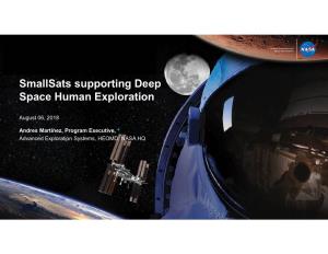 Smallsats Supporting Deep Space Human Exploration