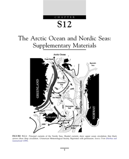 The Arctic Ocean and Nordic Seas: Supplementary Materials