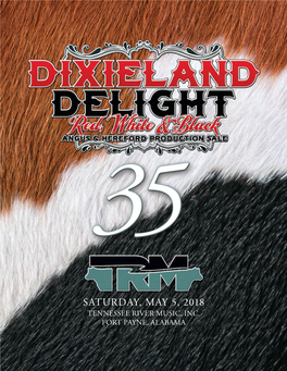 Saturday, May 5, 2018 Tennessee River Music, Inc