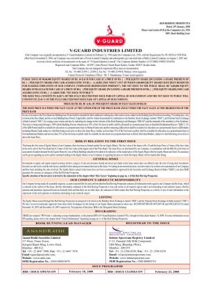 V-Guard Industries Limited
