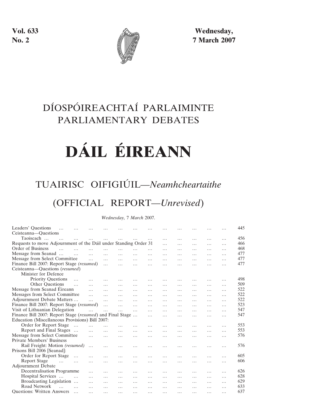 Da´Il E´Ireann