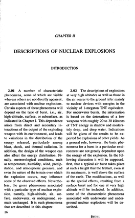 Descriptions of Nuclear Explosions