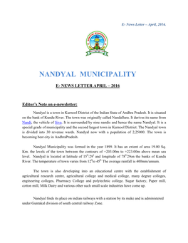 Nandyal Municipality