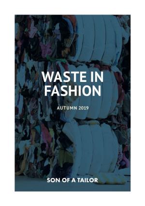 Waste in Fashion