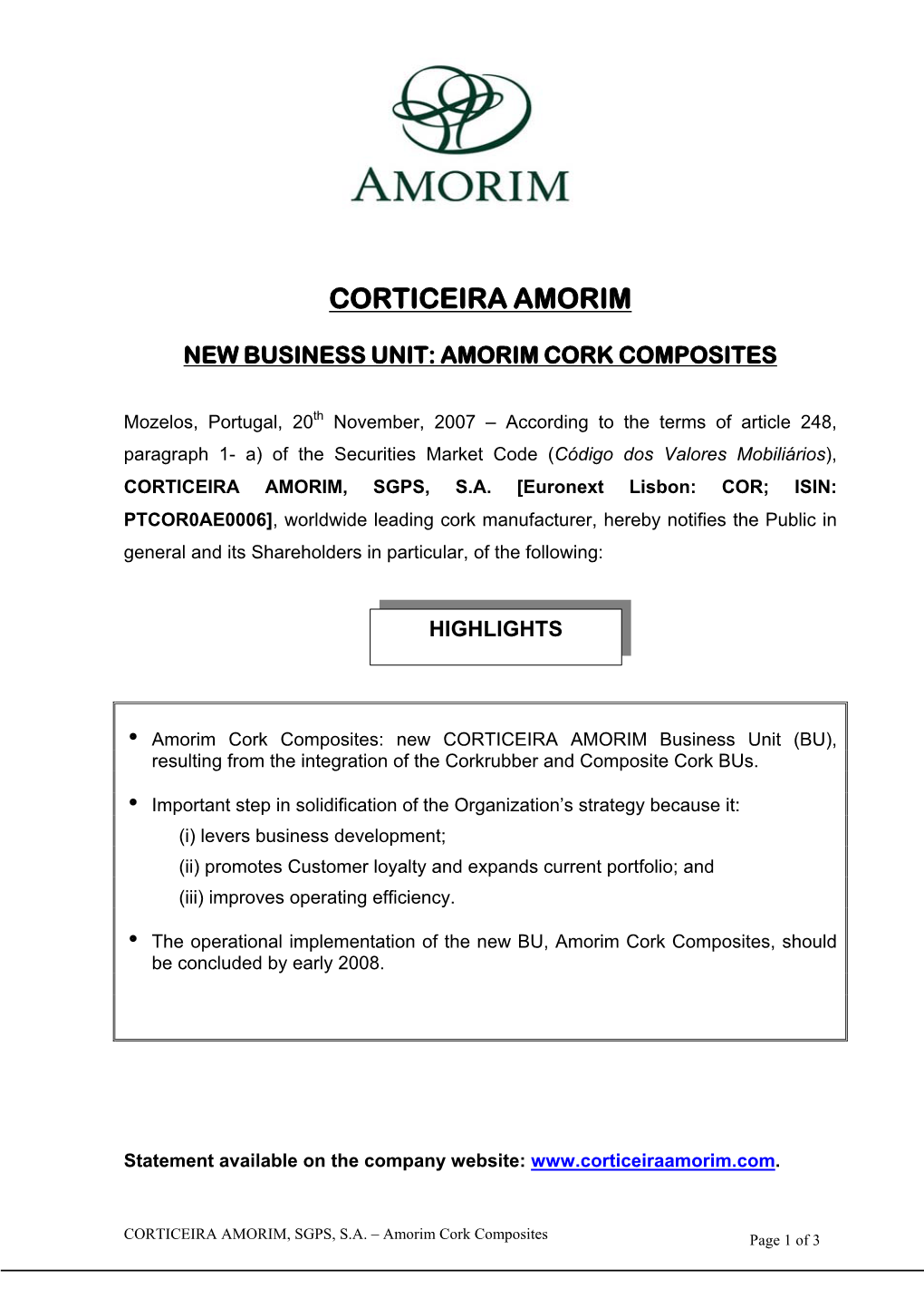 Corticeira Amorim