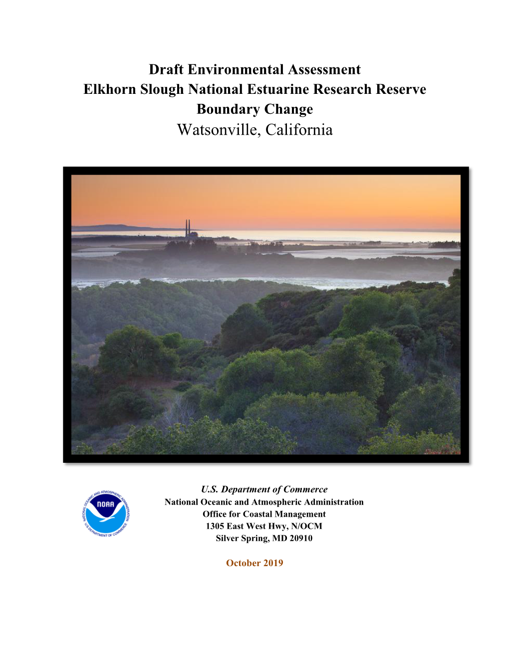 Elkhorn Slough Estuarine Research Reserve Boundary Change