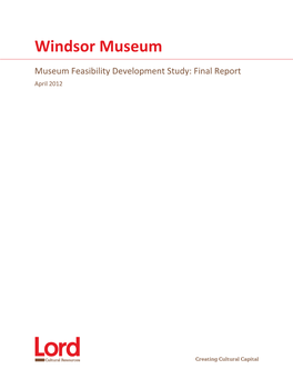 Museum Feasibility Study