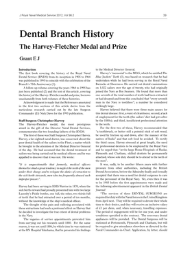 The Harvey-Fletcher Medal and Prize