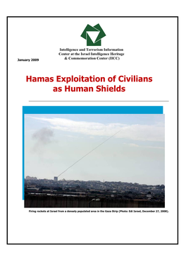 Hamas Exploitation of Civilians As Human Shields