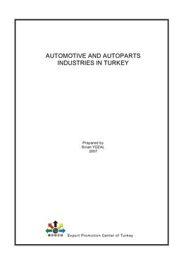 Automotive and Autoparts Industries in Turkey